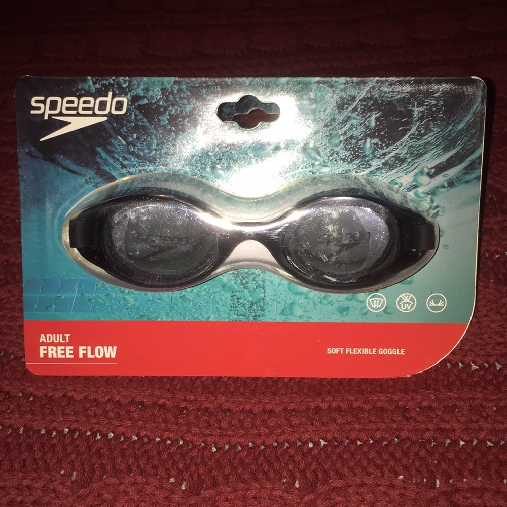 Speedo Adult Swim Goggles Black/Black